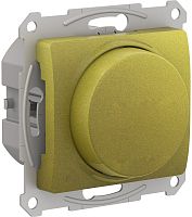 Светорегулятор поворотно-нажимной без рамки Systeme Electric Glossa 5-315Вт фисташковый картинка